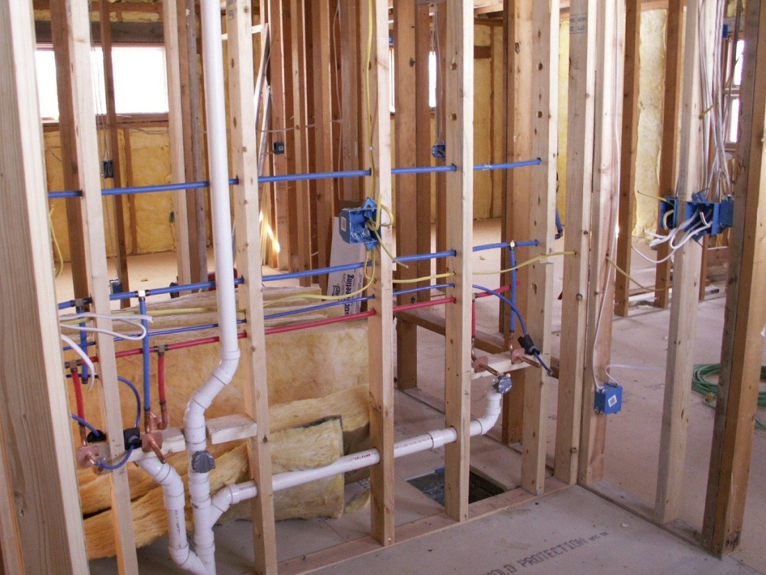 Construction Studs Plumbing