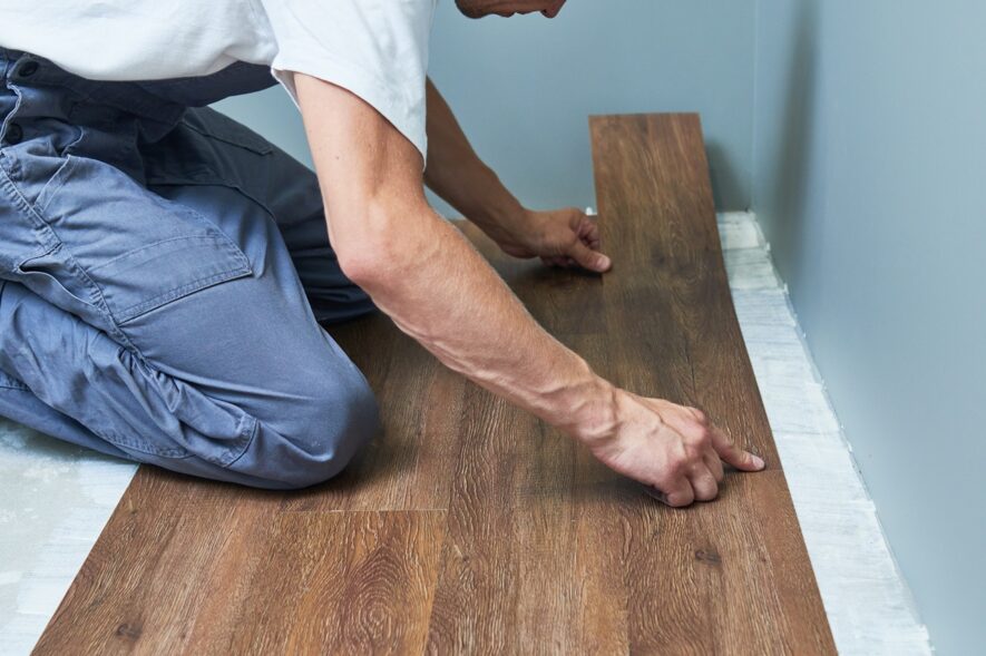 Moisture Trapped Beneath Vinyl Plank Flooring and How It Is Diagnosed